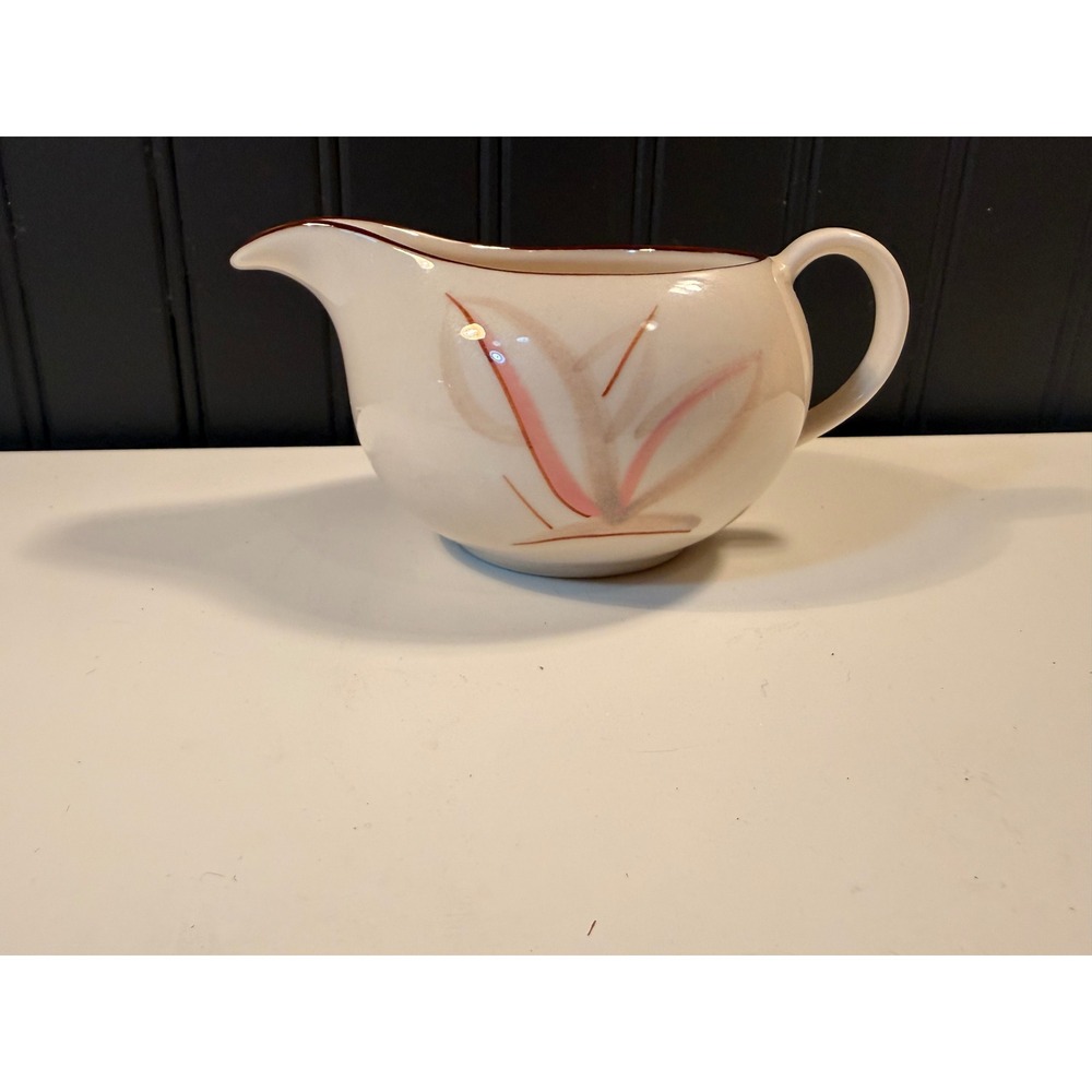 Winfield True Porcelain Creamer Bamboo Pattern Hand Painted Fine China USA